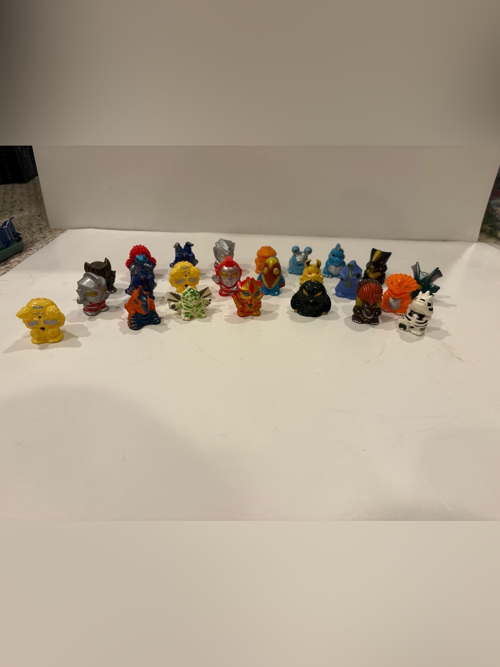 Finger Puppet Ultraman Godzilla Kaiju Monster Japan Gashapon BANDAI Lot